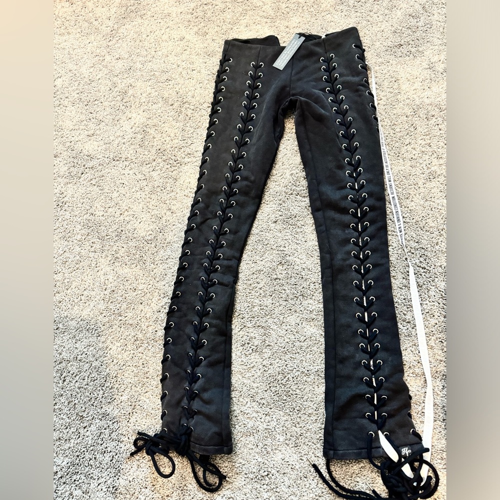Lace up sweats - Hidden Cult